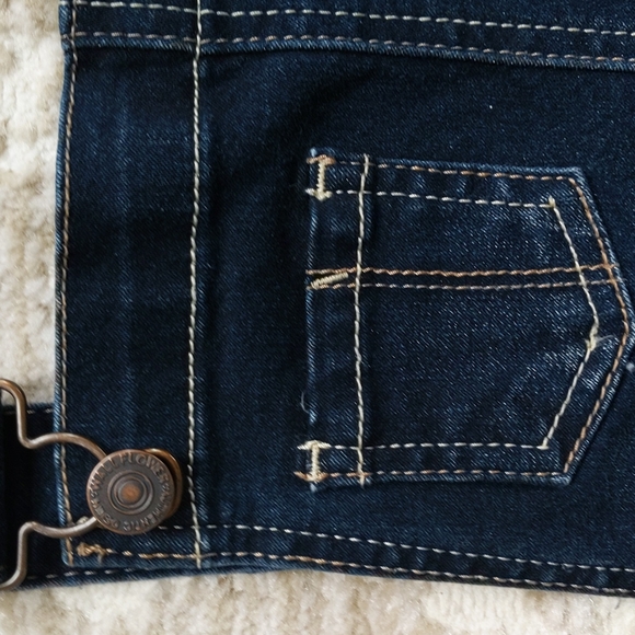 Wallflower Distressed Authentic Jean Overall XS Blue - Picture 7 of 16